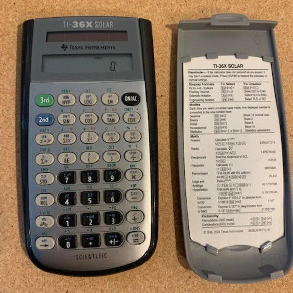 Texas Instruments Scientific Solar Calculator TI-36X - Picture 1 of 4